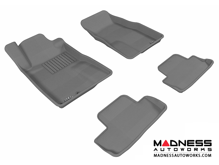 Ford Mustang Floor Mats (Set of 4) Gray by 3D MAXpider MADNESS